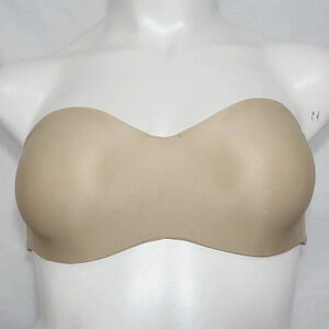 42D Lilyette 939 Tailored Strapless‎ Underwire Bra Nude